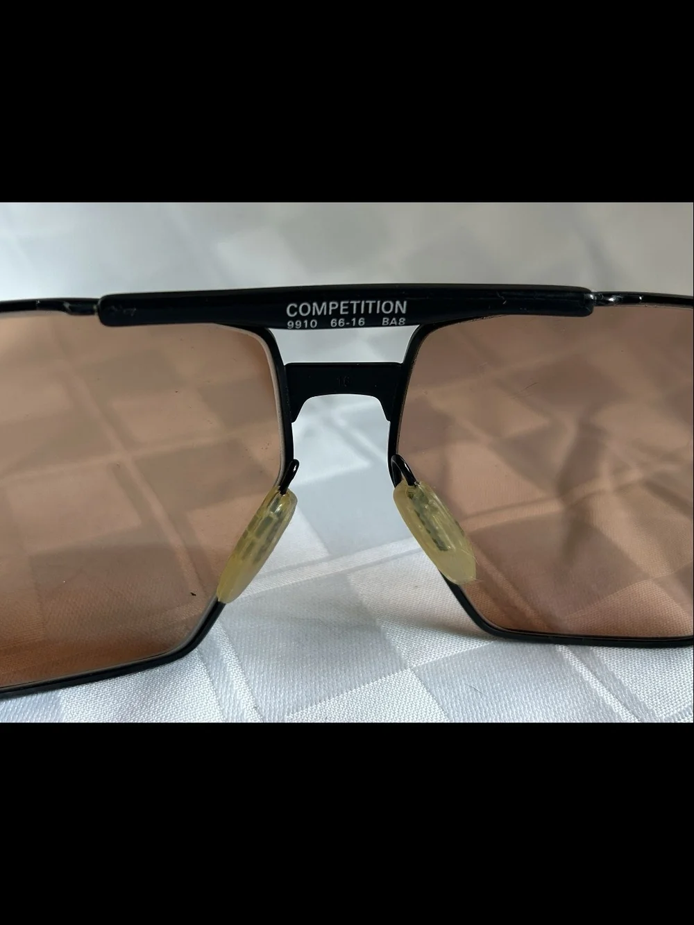 CARL ZEISS Vtg 80s W. Germany Comp. Aviator Sunglasses Matte Black Brown Lenses